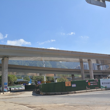 福州市新店外环路西段道路工程第2标段采用博那德钢箱梁建设